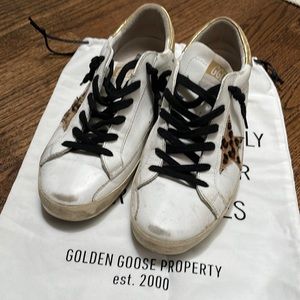 Golden Goose sneakers.